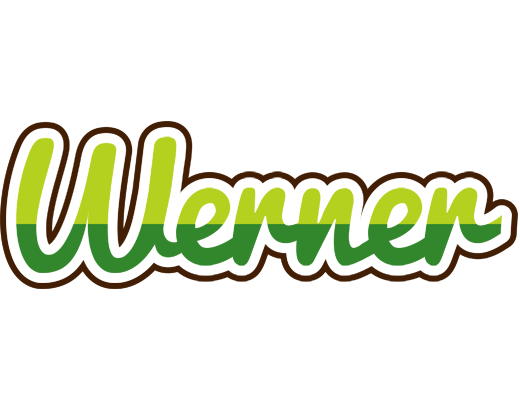 Werner golfing logo
