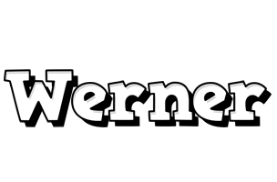 Werner snowing logo