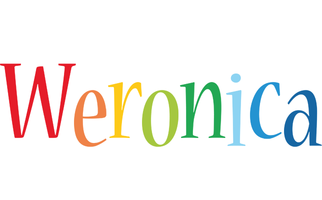 Weronica birthday logo