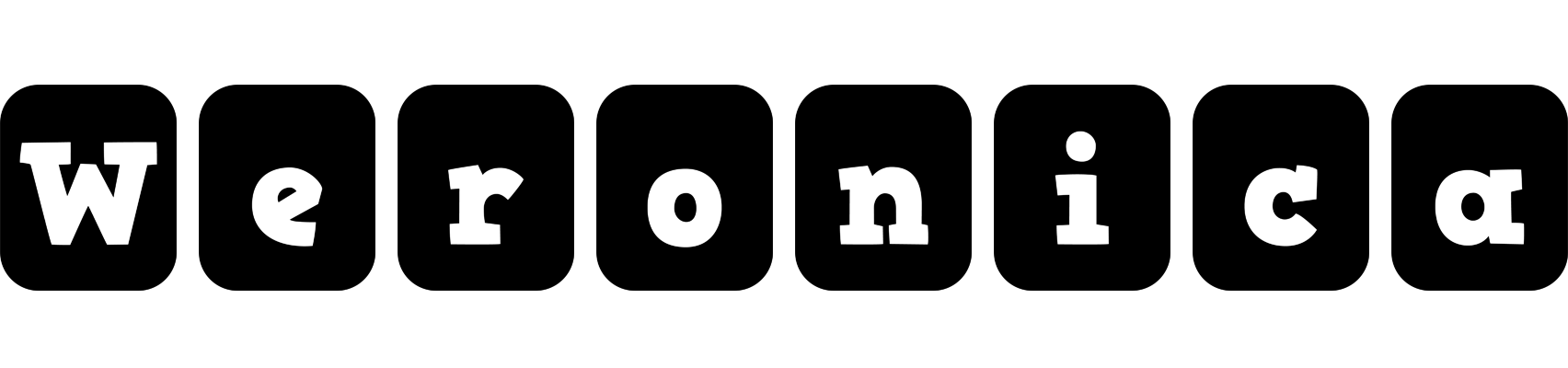 Weronica box logo