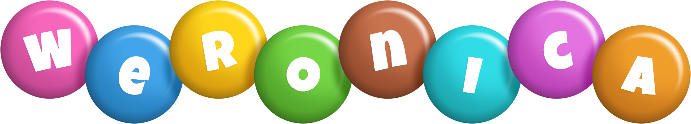Weronica candy logo