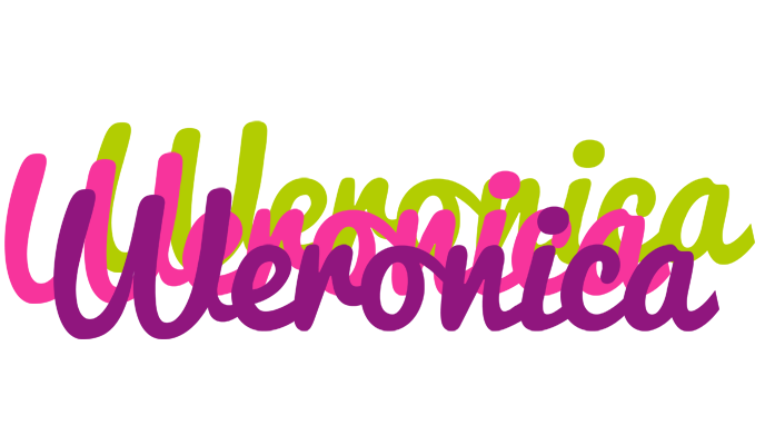 Weronica flowers logo