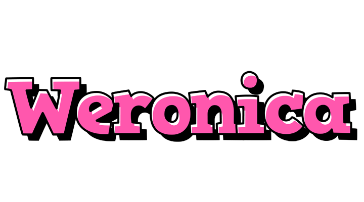 Weronica girlish logo