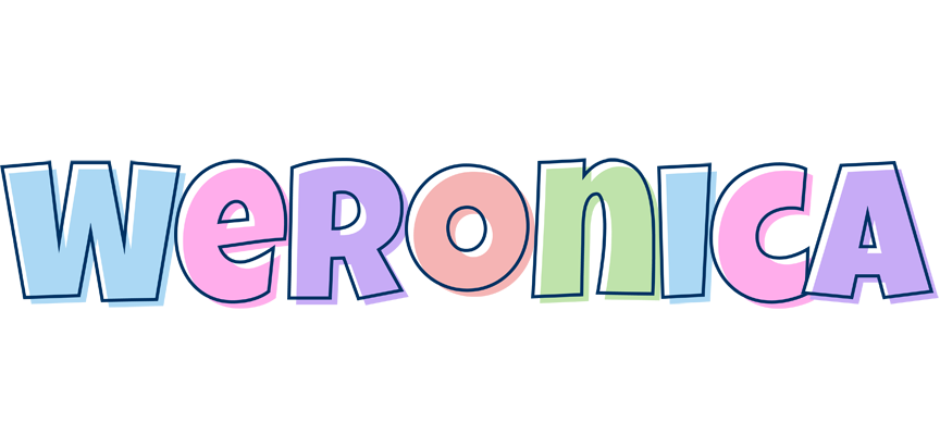 Weronica pastel logo