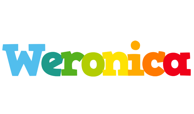 Weronica rainbows logo