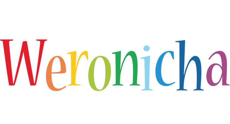 Weronicha birthday logo
