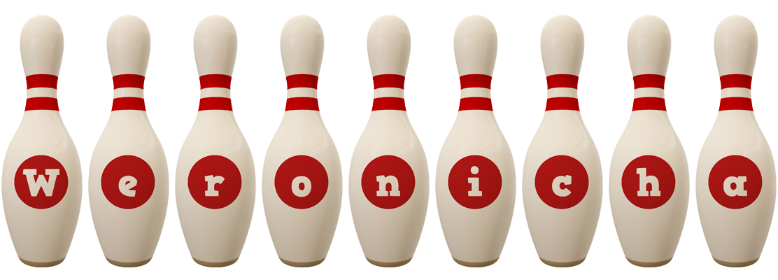Weronicha bowling-pin logo