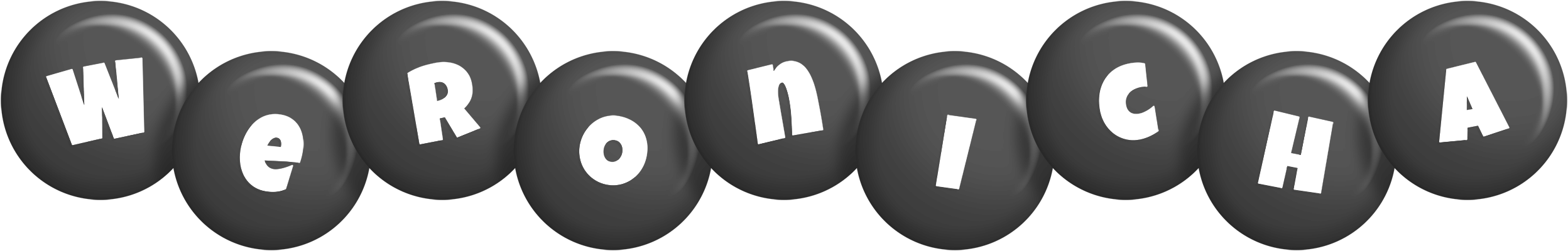 Weronicha candy-black logo