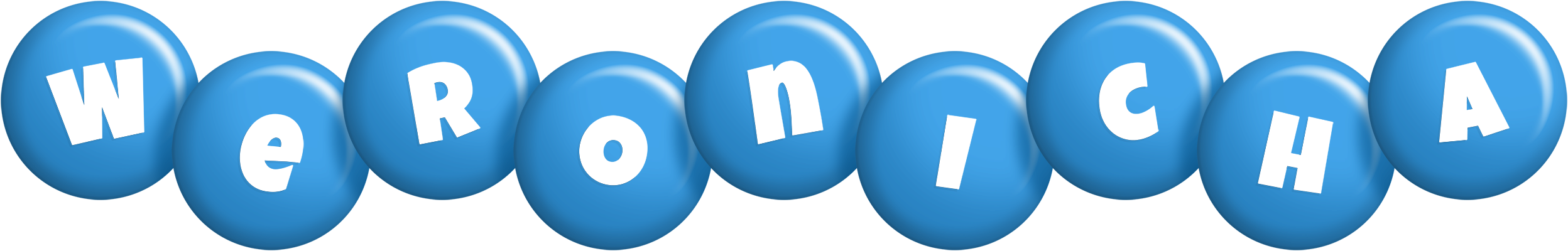 Weronicha candy-blue logo