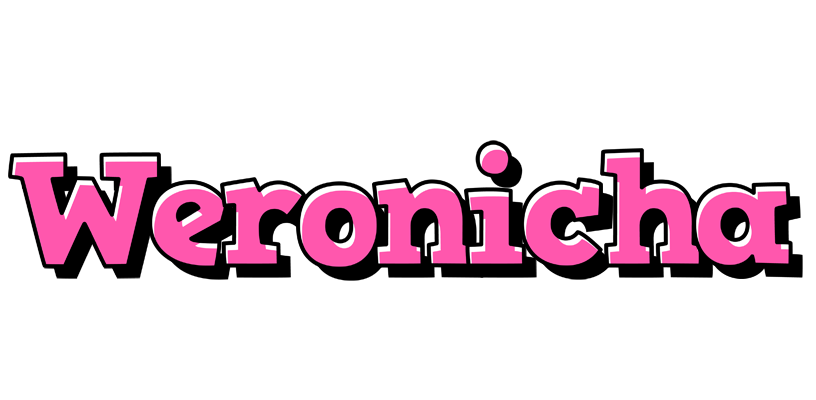 Weronicha girlish logo