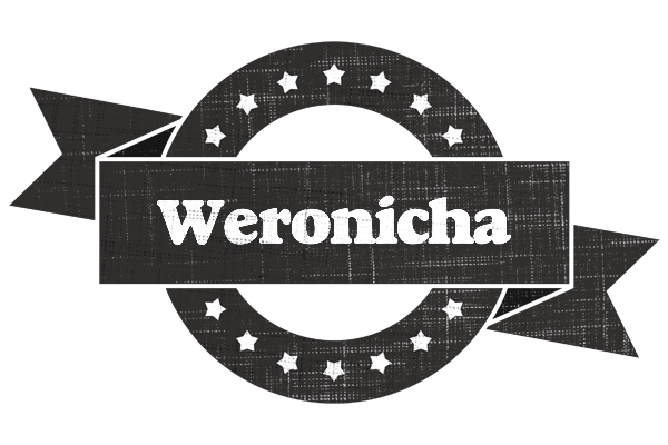 Weronicha grunge logo