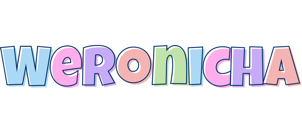 Weronicha pastel logo