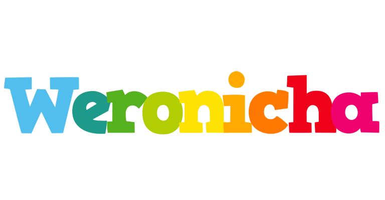 Weronicha rainbows logo