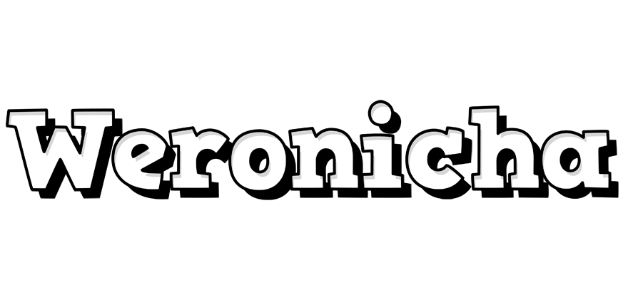 Weronicha snowing logo