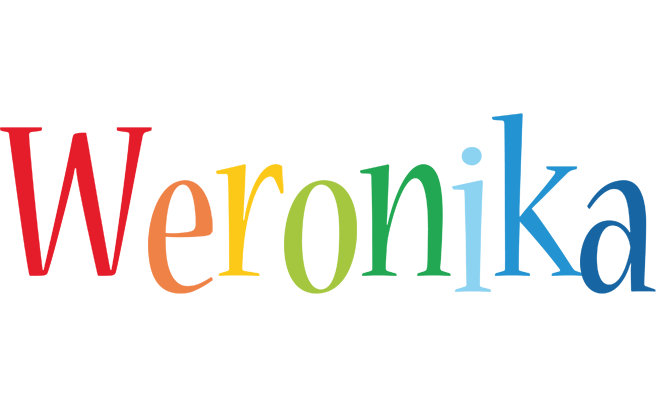 Weronika birthday logo