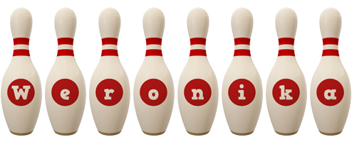 Weronika bowling-pin logo