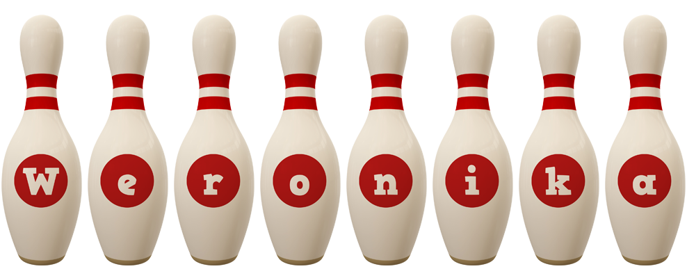 Weronika bowling-pin logo