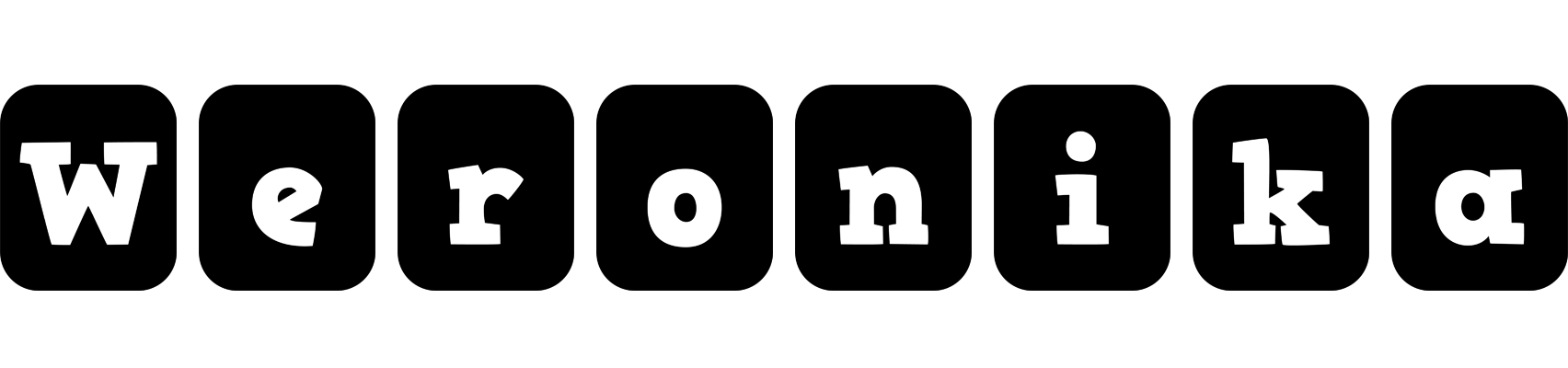 Weronika box logo