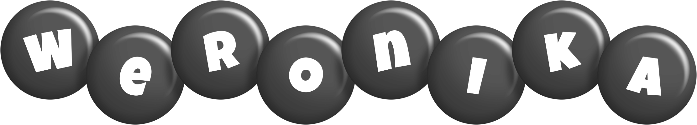 Weronika candy-black logo
