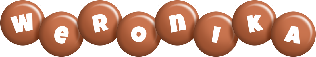 Weronika candy-brown logo