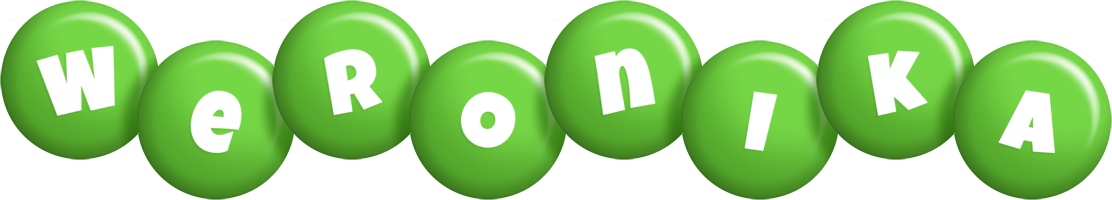 Weronika candy-green logo