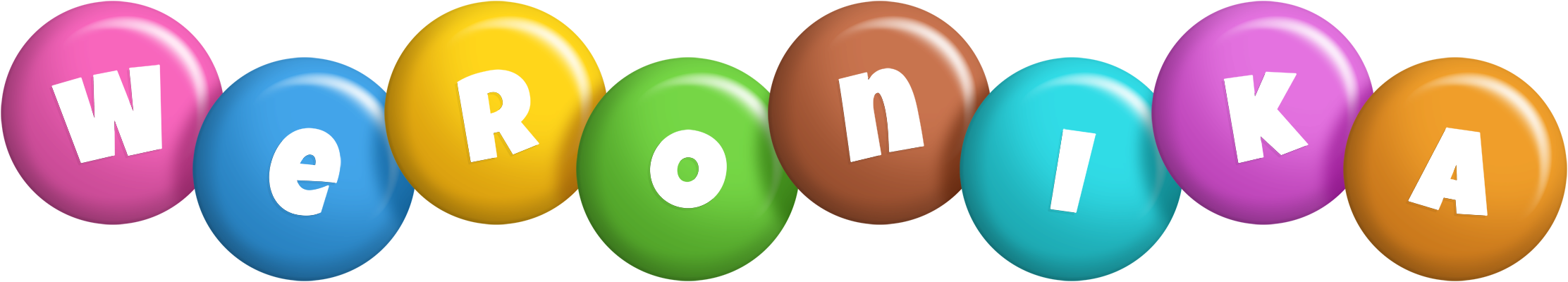 Weronika candy logo