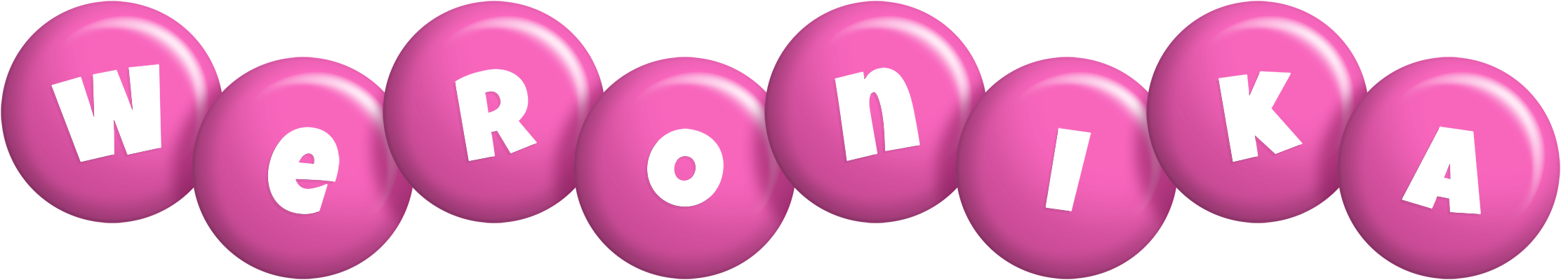 Weronika candy-pink logo