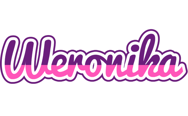 Weronika cheerful logo