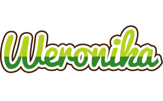 Weronika golfing logo