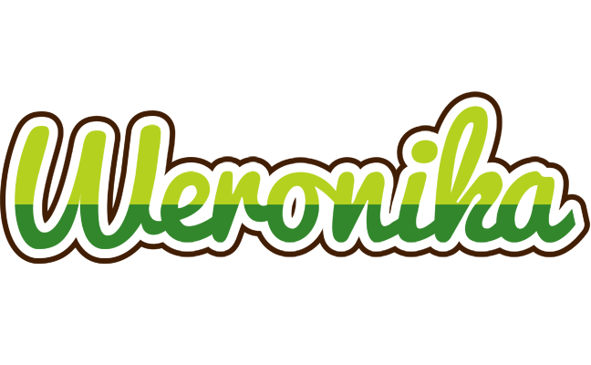 Weronika golfing logo