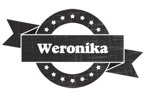 Weronika grunge logo