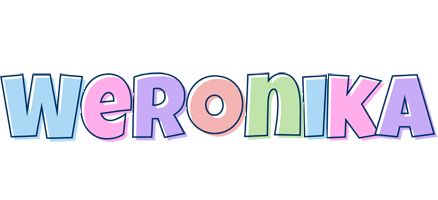 Weronika pastel logo