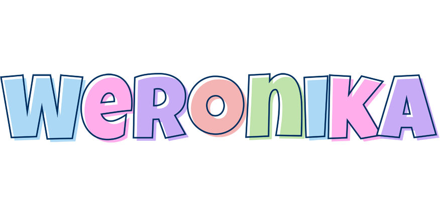 Weronika pastel logo
