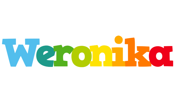 Weronika rainbows logo
