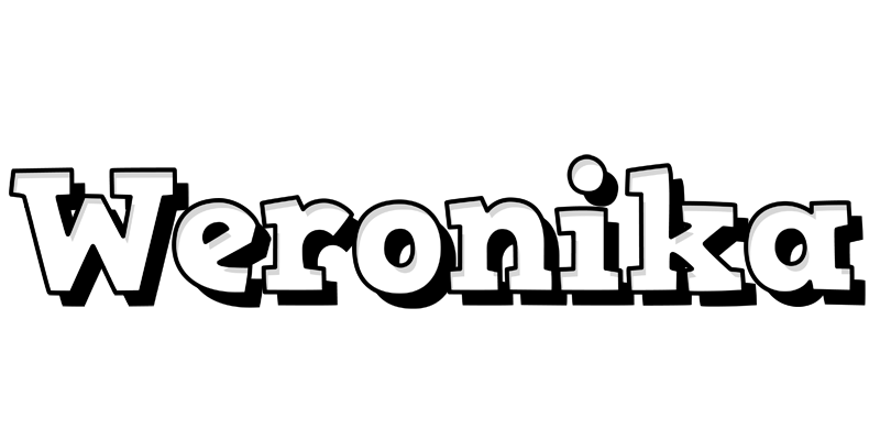 Weronika snowing logo