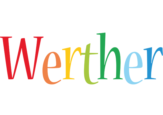 Werther birthday logo