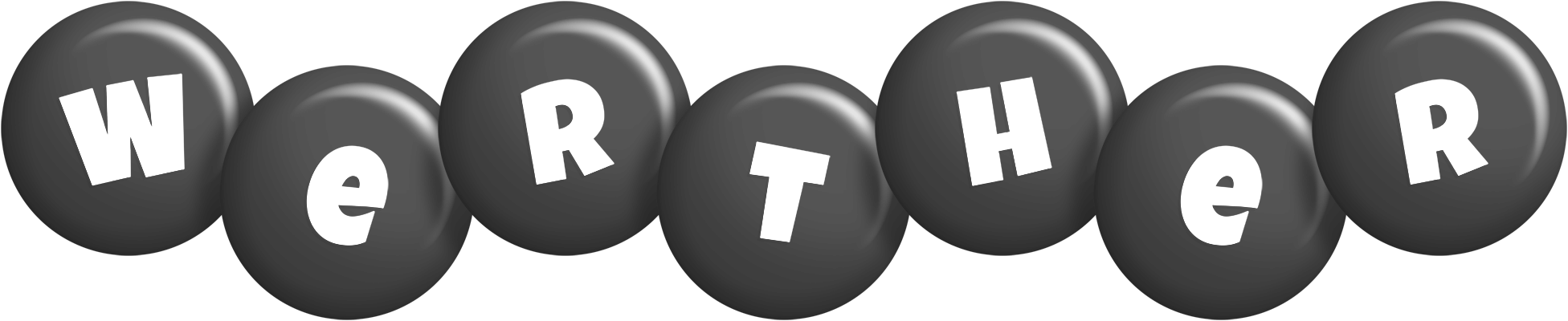 Werther candy-black logo