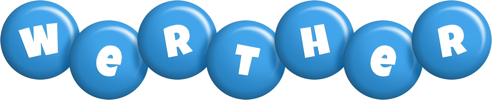 Werther candy-blue logo