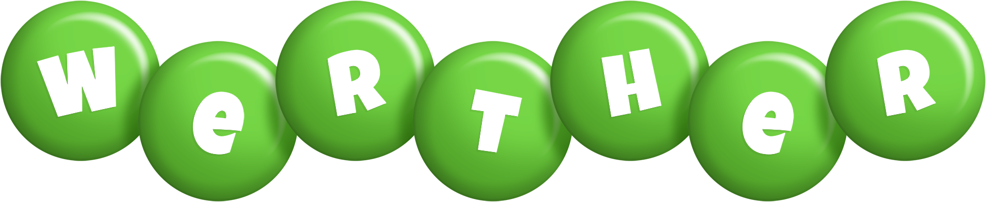 Werther candy-green logo
