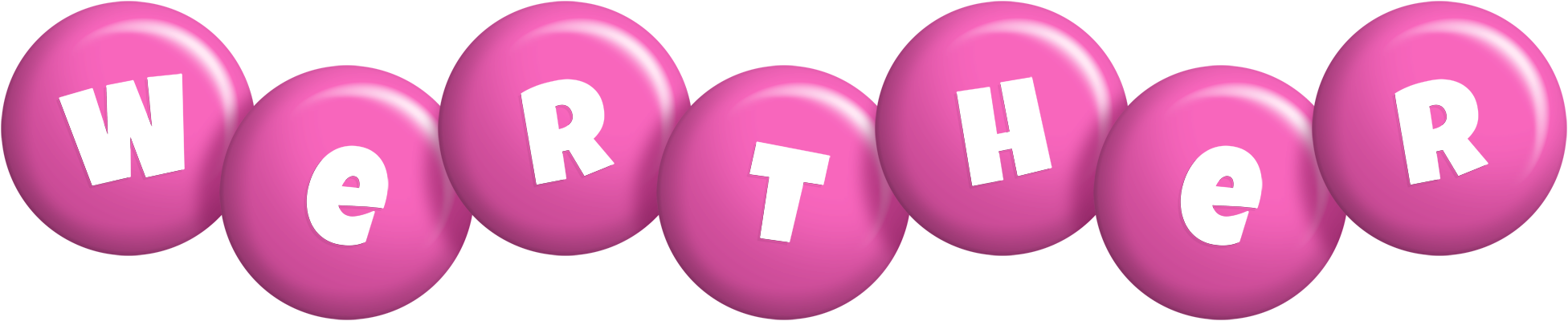 Werther candy-pink logo