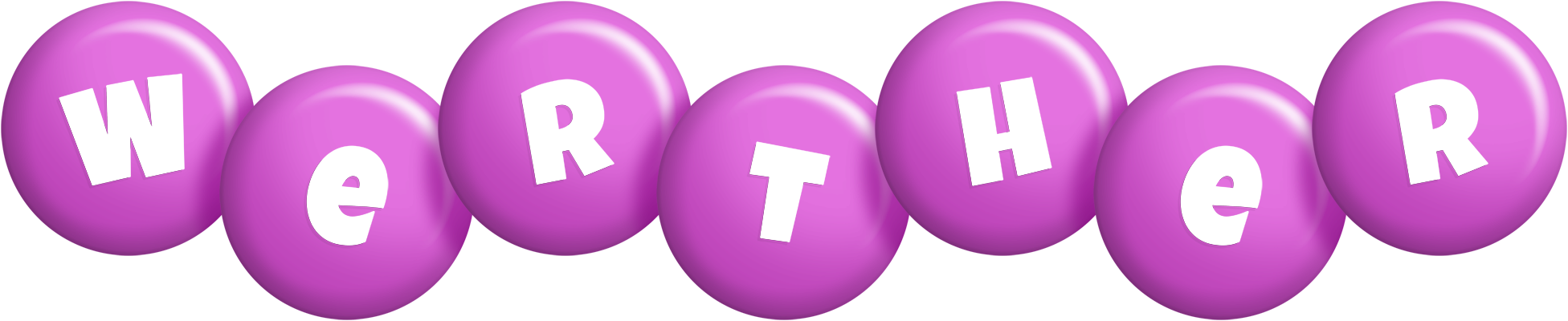 Werther candy-purple logo