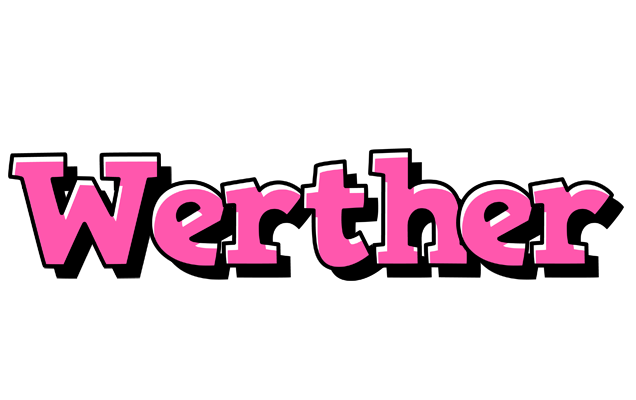 Werther girlish logo