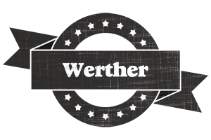 Werther grunge logo