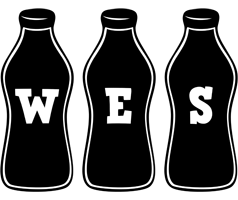 Wes bottle logo