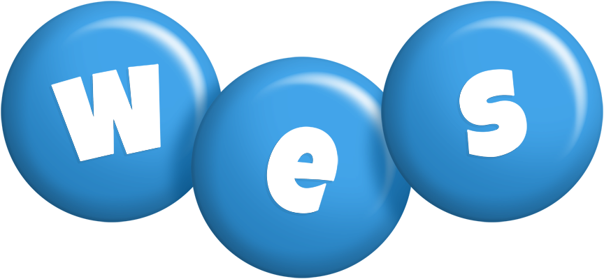 Wes candy-blue logo