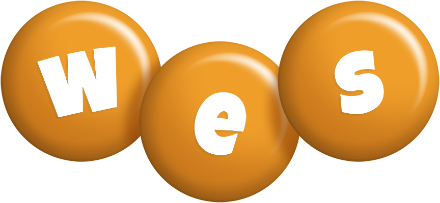 Wes candy-orange logo