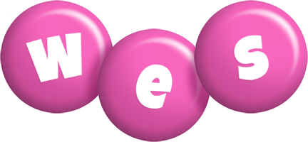 Wes candy-pink logo