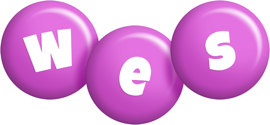 Wes candy-purple logo
