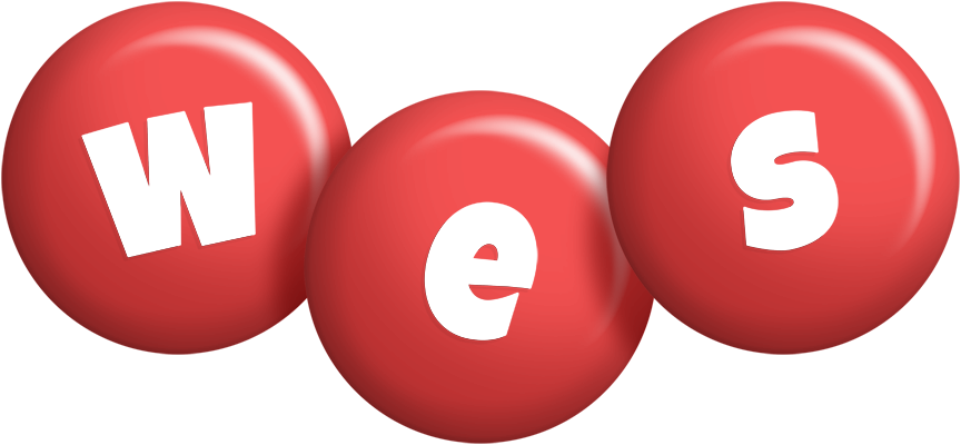 Wes candy-red logo