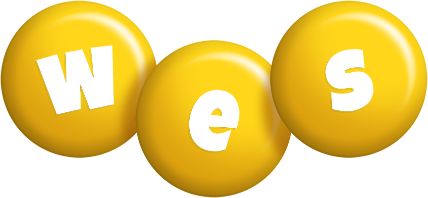 Wes candy-yellow logo